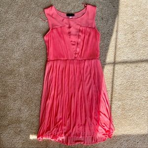 GUESS Mesh Top Pink Dress